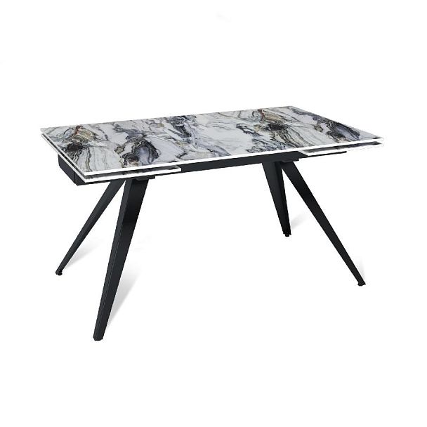 Стол раскладной Asti (140+40+40), керамика глянцевая Cold Jade - Вид 1