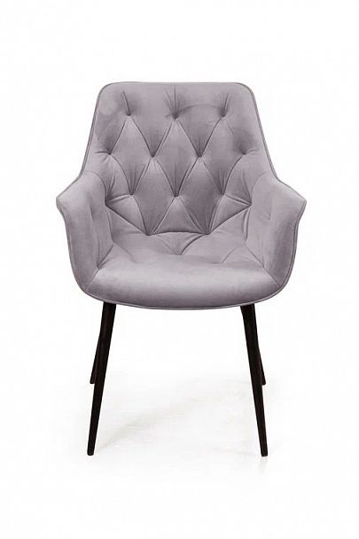 Стул Archi, бархат светло-серый 26, опора конус - Вид 2