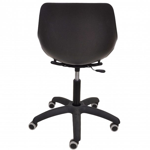 Стул Q5 c мягким сиденьем SW КРЕСЛО на черной Крестовине Somalia, черный - Вид 3