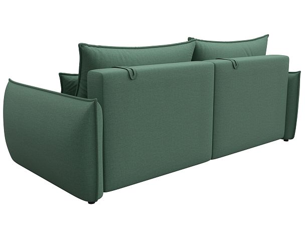 Диван прямой Лига-051 НПБ Рогожка зеленый - Вид 5