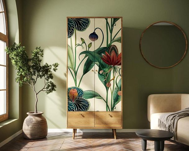 Шкаф двухстворчатый Berber арт BB16/Print_55 - Вид 4