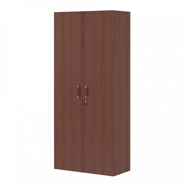 Шкаф (необходим топ) "Премьер"  ПК-ПМ-Ш205Х90/35-В1-34 миланский орех темный - Вид 1