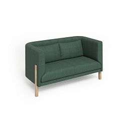 Бенто Диван двухместный BNT-02 Wellton 697/Массив Дуба 1560*820*850 - Фото предпросмотра