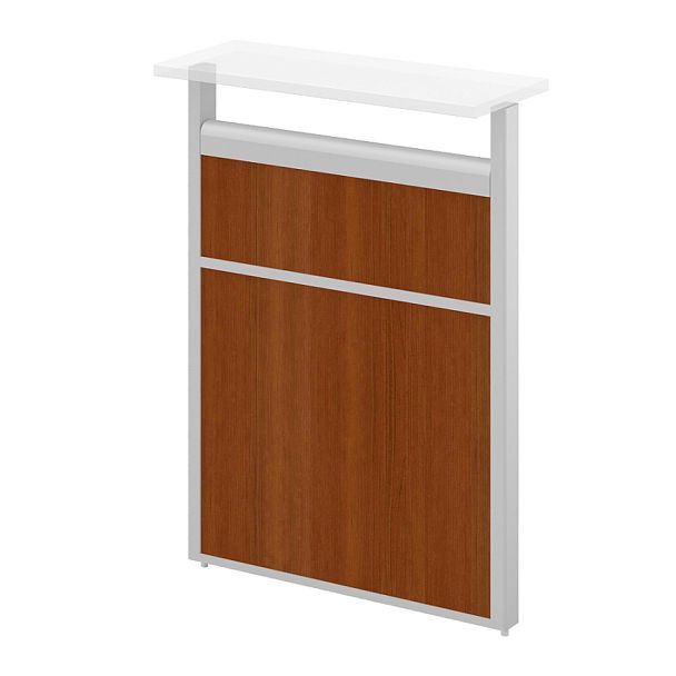 Модуль комбинированный "Логика-ресепшн"  ПК-ЛГР-МДК112х160Д/Д-В1-35 миланский орех светлый - Вид 1