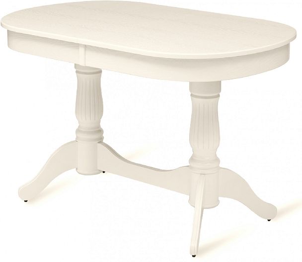 Стол деревянный раздвижной Кайнс 120(160)х80х76 Cлоновая кость - Вид 3