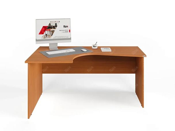 UNITY PC4-16 L ВИШНЯ Офисный стол угловой Левый 1600х1100х750 - Вид 1