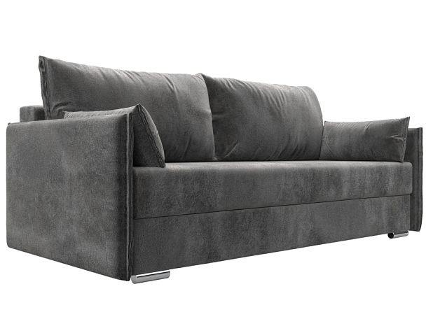 Диван прямой Сайгон Велюр серый - Вид 1