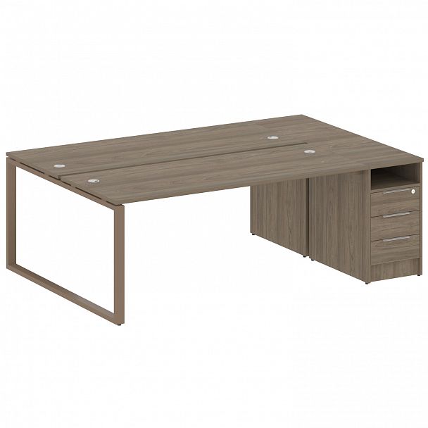 Рабочая станция "Metal System" БО.РС-СТП-2.5 вяз/мокко - Вид 1