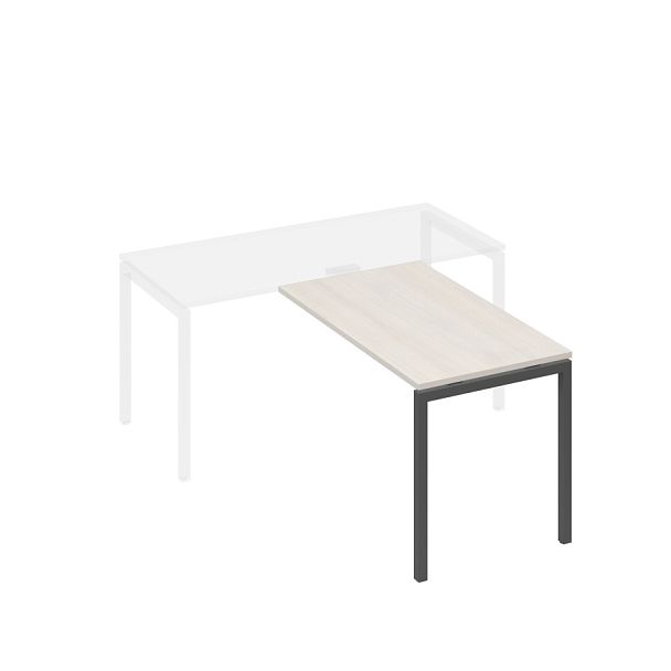 Брифинг-приставка каркас DUE металлический A4 А4 Б2 074 БП дуб / металлокаркас антрацит - Вид 1