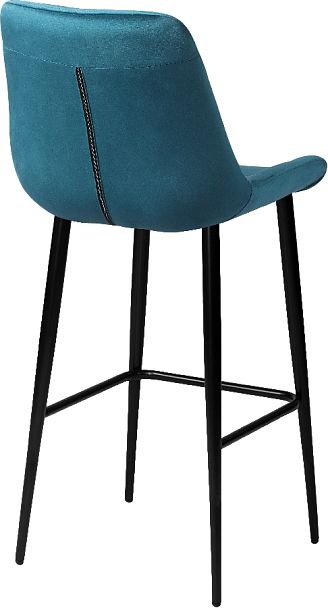 Барный поворотный стул Эйден, Confetti izumrud/черный - Вид 5