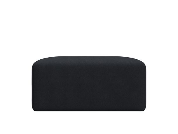 Модуль пуф Лига-060 НПБ Искусственная замша серый - Вид 1