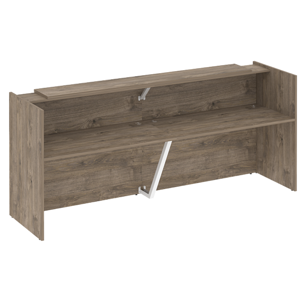 Ресепшн "Onix" O.R-K-8 тиквуд темный/белый - Вид 1