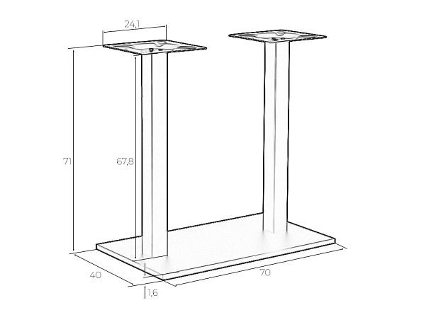 Подстолье обеденное DOBRIN EDWARD - Вид 6