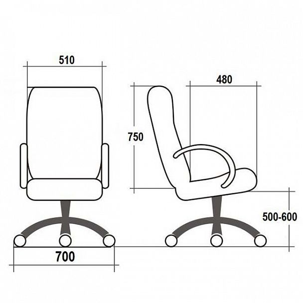 Кресло "Гермес" хром - Вид 4