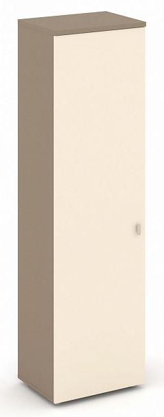 Гардероб узкий "ESTETICA" ES.GB-1 Сатин - Вид 1