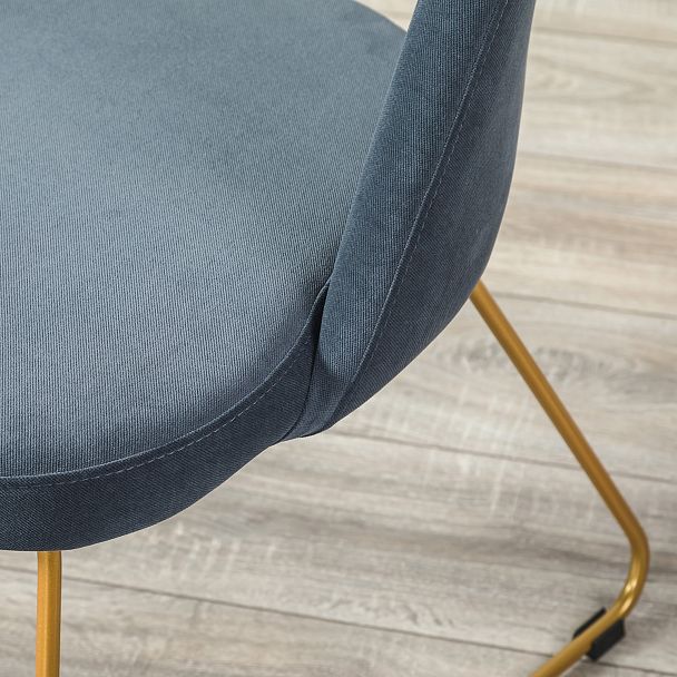 Стул Lars Diag grey/Линк золото - Вид 11