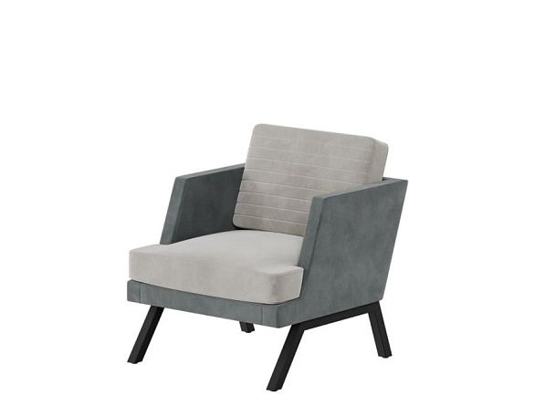 Aldo Кресло ALD-01L Storm 022/Storm 017/Металл Черный 790*875*890 - Вид 1