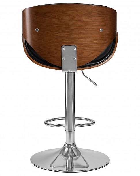 Стул барный DOBRIN KARTER (коричневое дерево, чёрный) - Вид 5