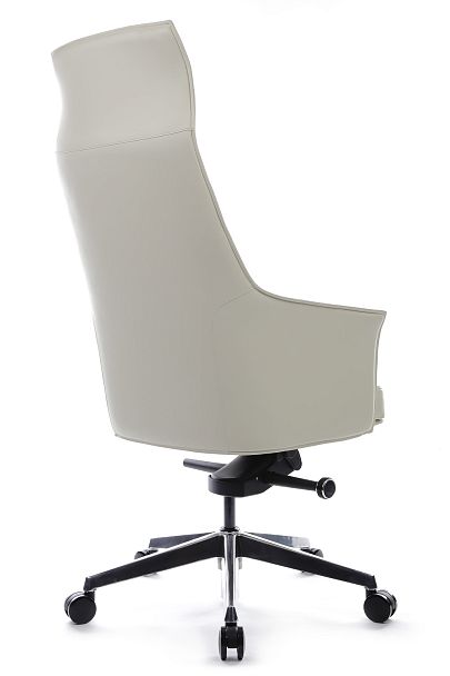 Кресло Rosso А1918 Кремово-белый (3A MND1221) натуральная кожа 68*68*122-128 - Вид 4