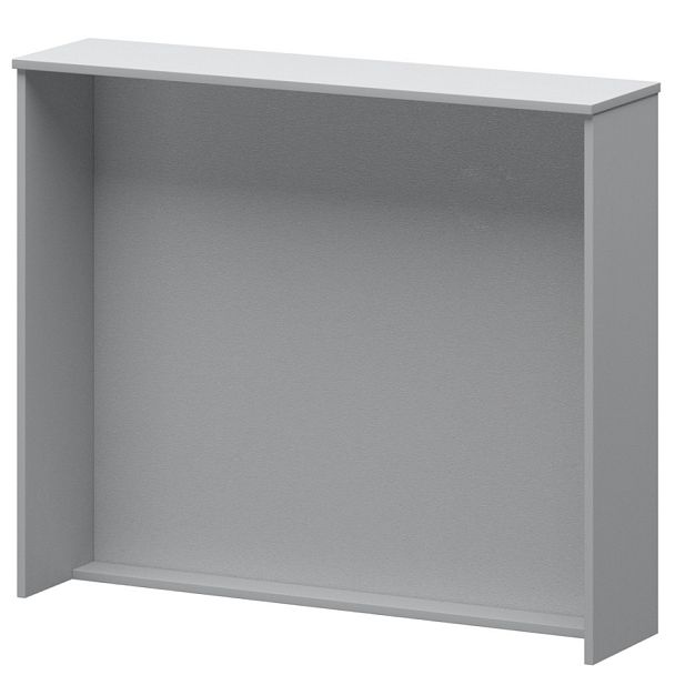 Стойка прямоугольная А-553 Серый 1460x360x1220 Ресепшн - Вид 1