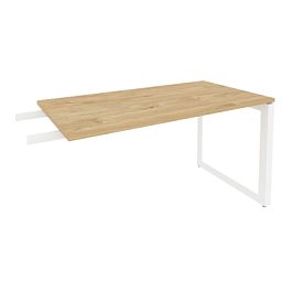 Onix Direct Брифинг-приставка на О-образном м/к O.MO-BR-13 Тиквуд светлый/Белый металл 1380*720*750 - Фото предпросмотра