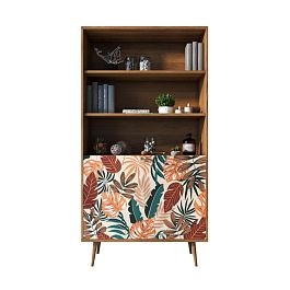 Стеллаж с дверками Berber принт 25 арт BB26/Print_25 - Фото предпросмотра