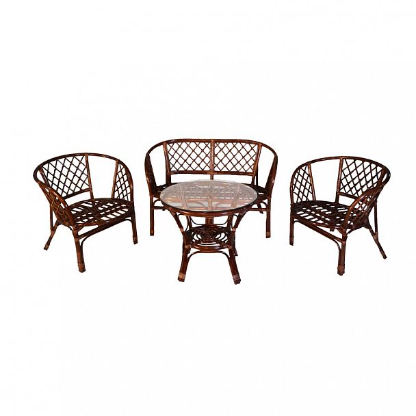 Комплект "Багама" с диваном, подушки коричневые полные твил - Вид 7