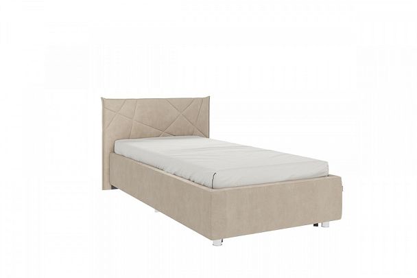 Кровать с основанием Бест 90х200 см ZO.KM0.9-02.2170 капучино (велюр) - Вид 1