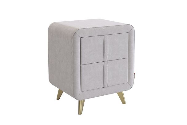 Тумба прикроватная Софи 2 TM-001.2.2173 галька (велюр) - Вид 2