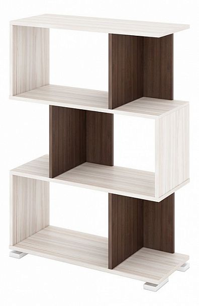 Стеллаж Домино СЛ-5-3 Карамель/Шамони - Вид 1