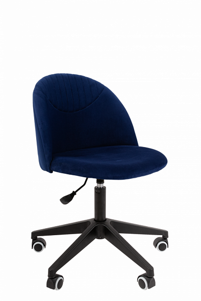 Кресло CHAIRMAN HOME 119, ткань велюр, синий - Вид 1