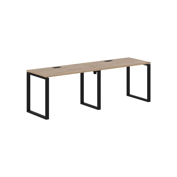 Стол 2-х местный EQWST 2367 Дуб Денвер светлый/Черный 2326х670х750 EDIS - Вид 1
