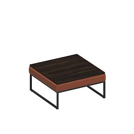 Журнальный стол, дуб ристретто Мейджик / Magic Mg/table ткань терракотовая AU 09 - Фото предпросмотра