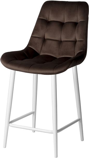 Полубарный стул Эйден, Confetti coffee/белый - Вид 1