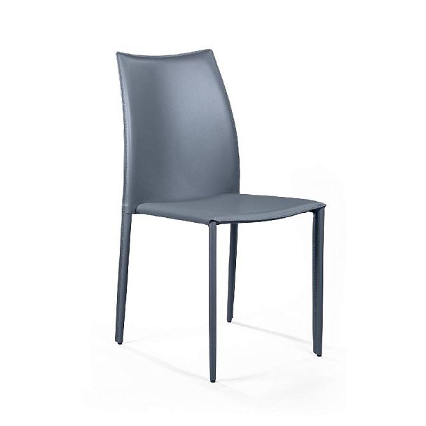 Стул Rolf, кожа антрацит - Вид 1