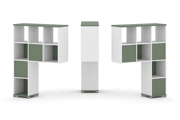 Concept Надставка высокая CN.DNV-003 Кобо/Белый Бриллиант/Металл Белый 1099*350*1486 - Вид 1