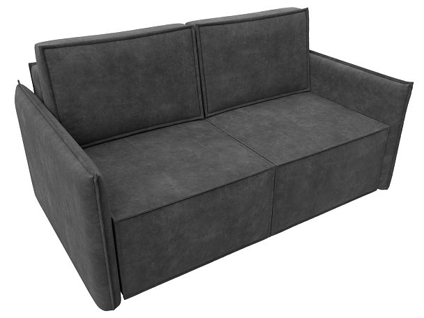 Диван прямой Либерти мини Велюр серый - Вид 5
