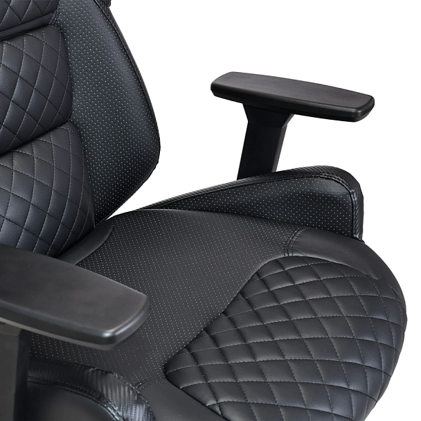 Кресло BRABIX PREMIUM "Tokyo EX-595", регулируемый подголовник, рециклированная кожа, черное, 532975 - Вид 10