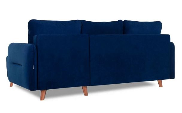 Диван 3-х местный FOLDE ottoman синий - Вид 6