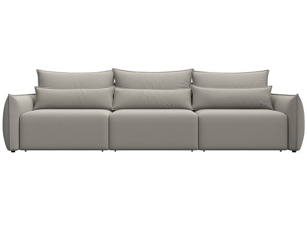 Диван прямой Лига-051 НПБ Лонг Рогожка бежевый - Вид 2