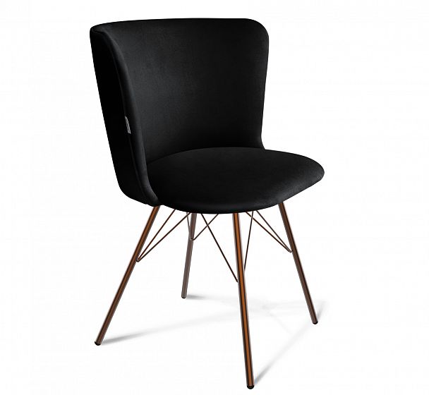 Стул Sheffilton SHT-ST36/S37 ночное затмение/медный металлик - Вид 1