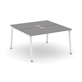 Стайл Проджект Рабочая станция двухсторонняя SN-4A.DRS-001 Серый Пепел/Металл Белый 980*1232*750 - Фото предпросмотра