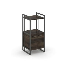 Rift Шкаф 2 ниши узкий RF.SU-22 (L) Дуб Мали/Металл Антрацит 420*396*924 - Фото предпросмотра