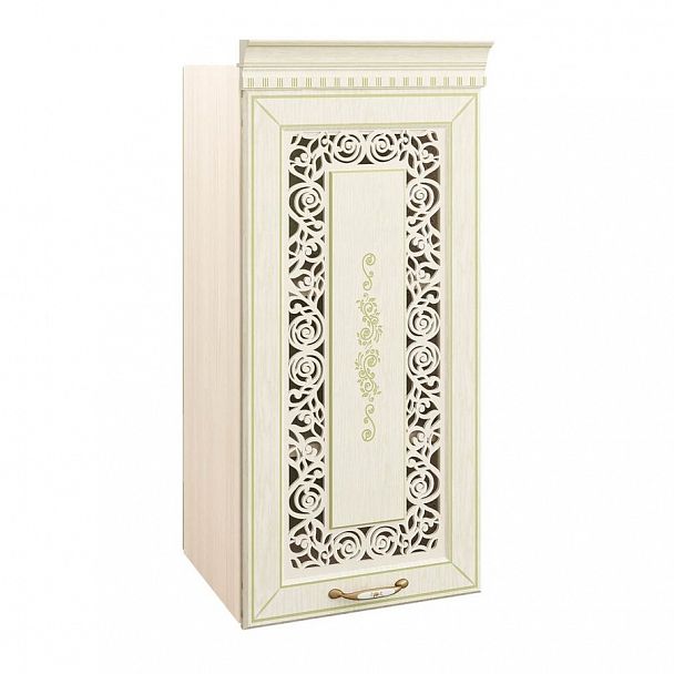 Шкаф с решеткой "Оливия Крем" 71.23 - Вид 1