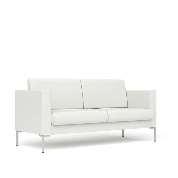 Диван 3х-местный Берлин Бр. 005.01 экокожа белая CN2 - Вид 1