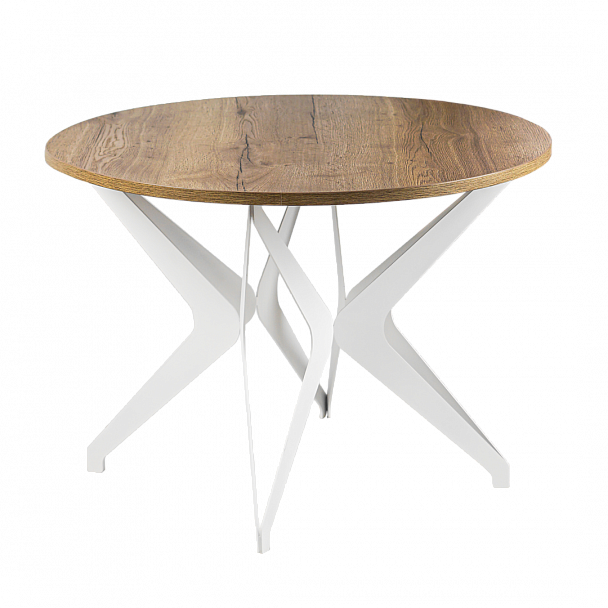 Стол Вольтер d1000, лдсп Дуб Галифакс табак - Вид 2