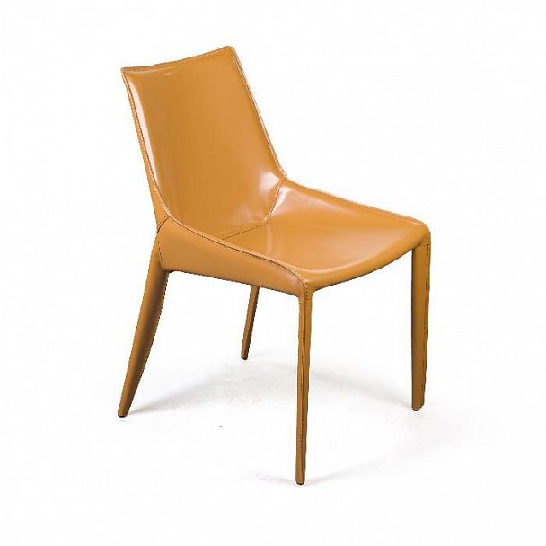 Стул David, кожа camel - Вид 1
