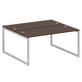 Metal System Quattro Р. ст. на О-образном м/к 40БО.РАС-СП-2.4 Венге/Серый металл 1600*1475*750 - Фото предпросмотра