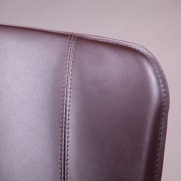 Стул полубарный Albert, кожа коричневый - Вид 6