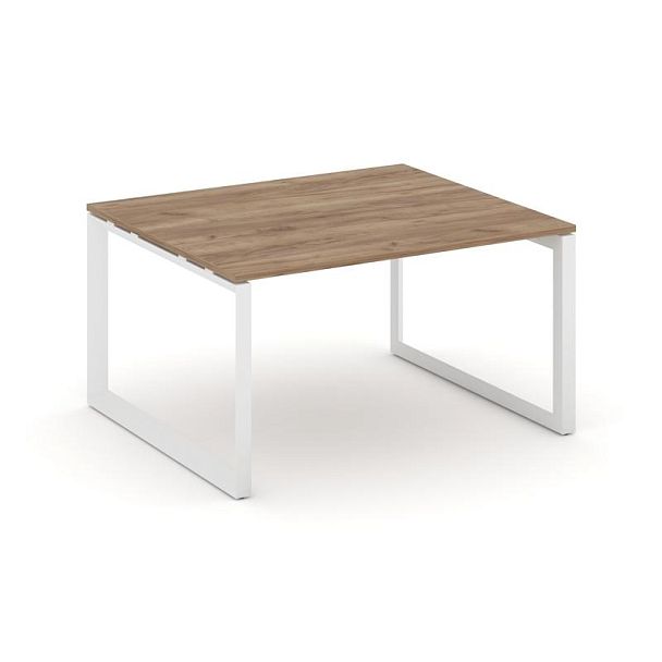 Style Project Next Стол переговорный SN-59O.SPRG-032.3 Дуб Табак/Металл Белый 1180*1180*750 - Вид 1